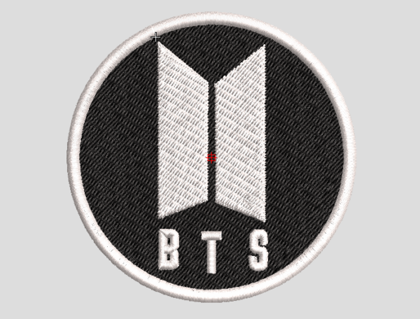 Matriz de bordado BTS | Ponchado Logo BTS